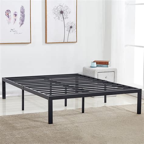 queen metal bed frame and box spring|queen mattress full box spring.